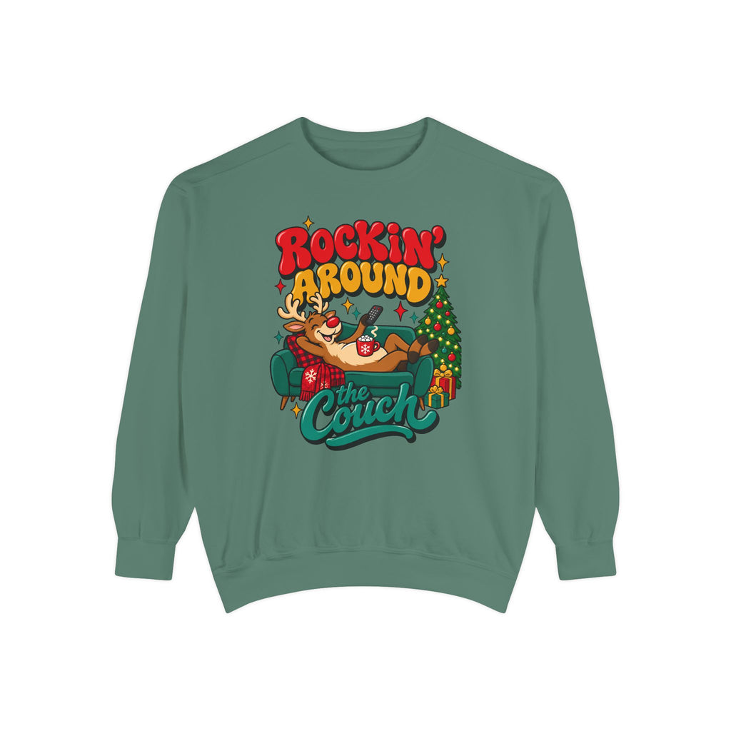 Rockin' Around the Couch Sweatshirt – Light Green