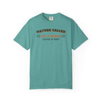 Nature Called, Left It on Read T-Shirt – Seafoam