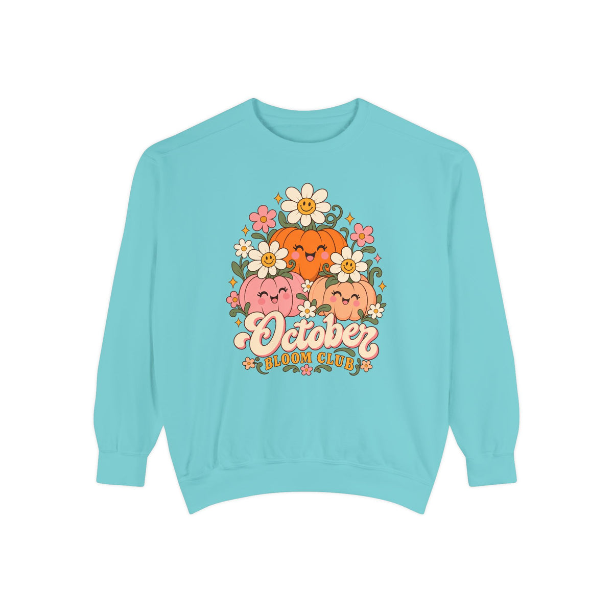 October Bloom Club Sweatshirt – Chalky Mint