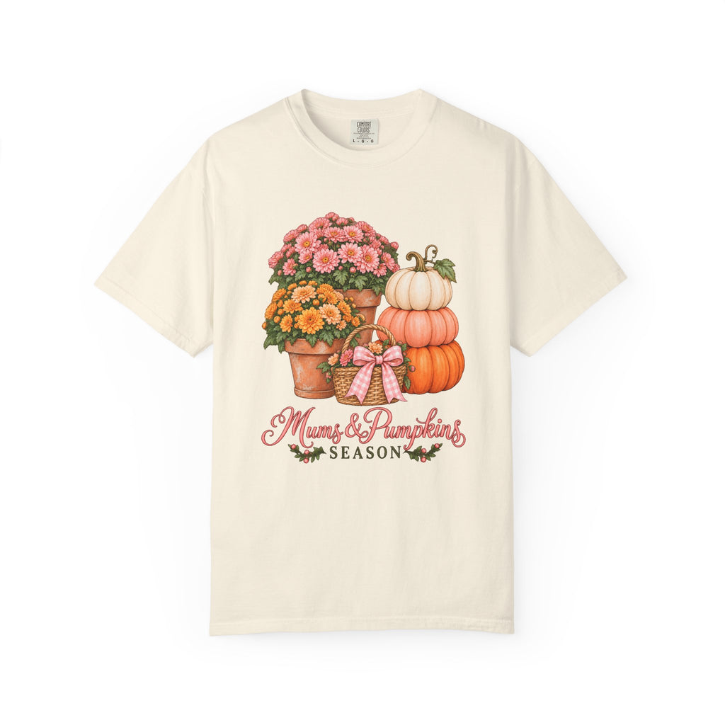 Mums & Pumpkins Season T-Shirt – Ivory