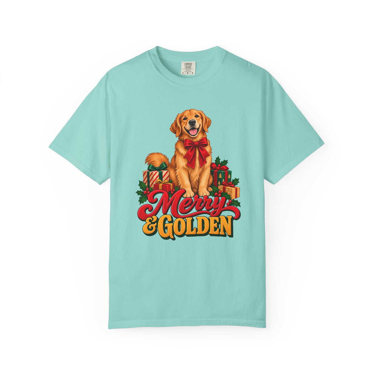 Merry & Golden T-Shirt – Chalky Mint