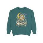 Night Owl, Literally Sweatshirt – Blue Spruce