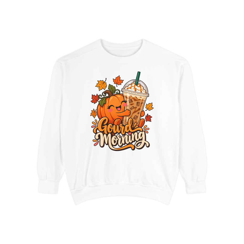 Gourd Morning Sweatshirt – White