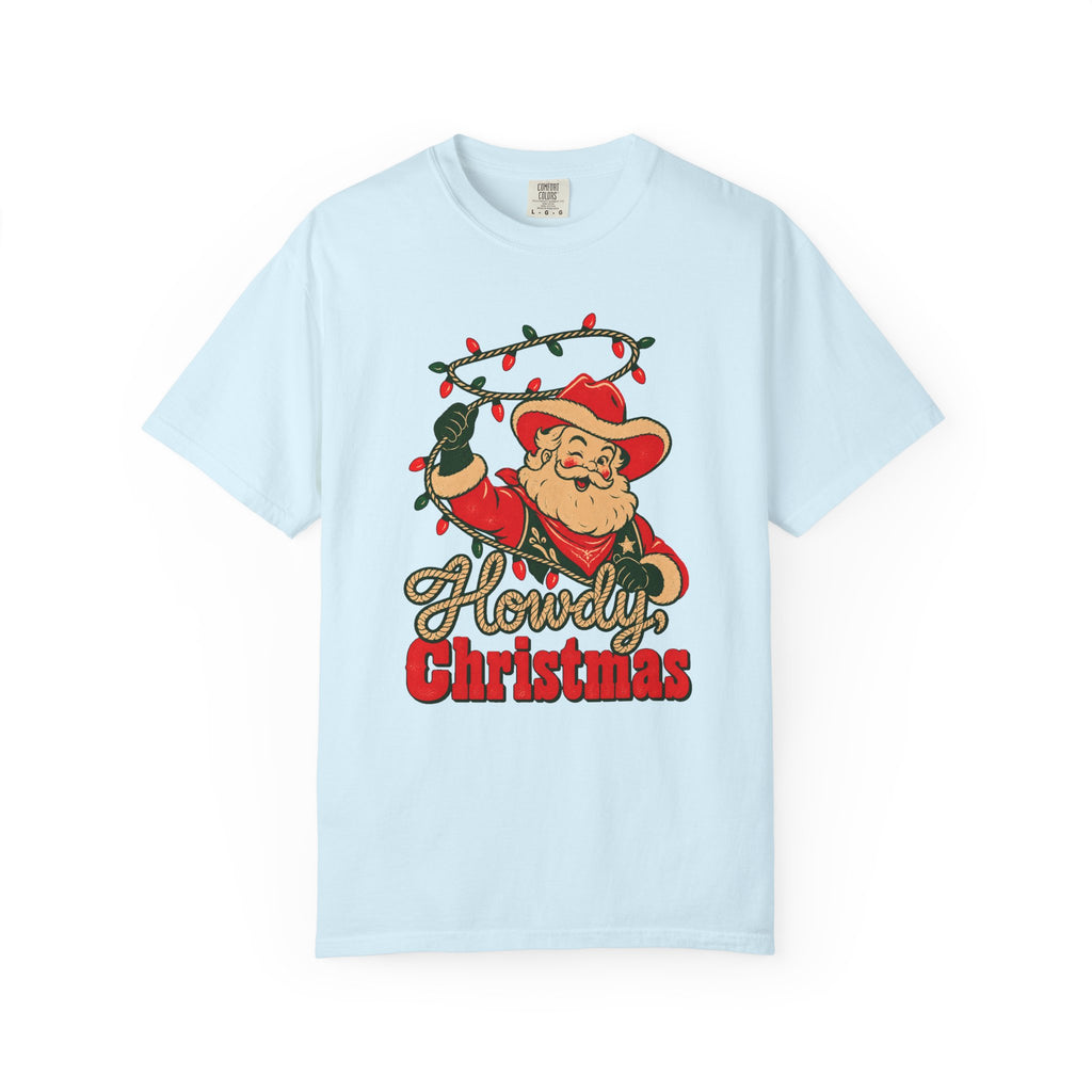 Howdy, Christmas T-Shirt – Chambray