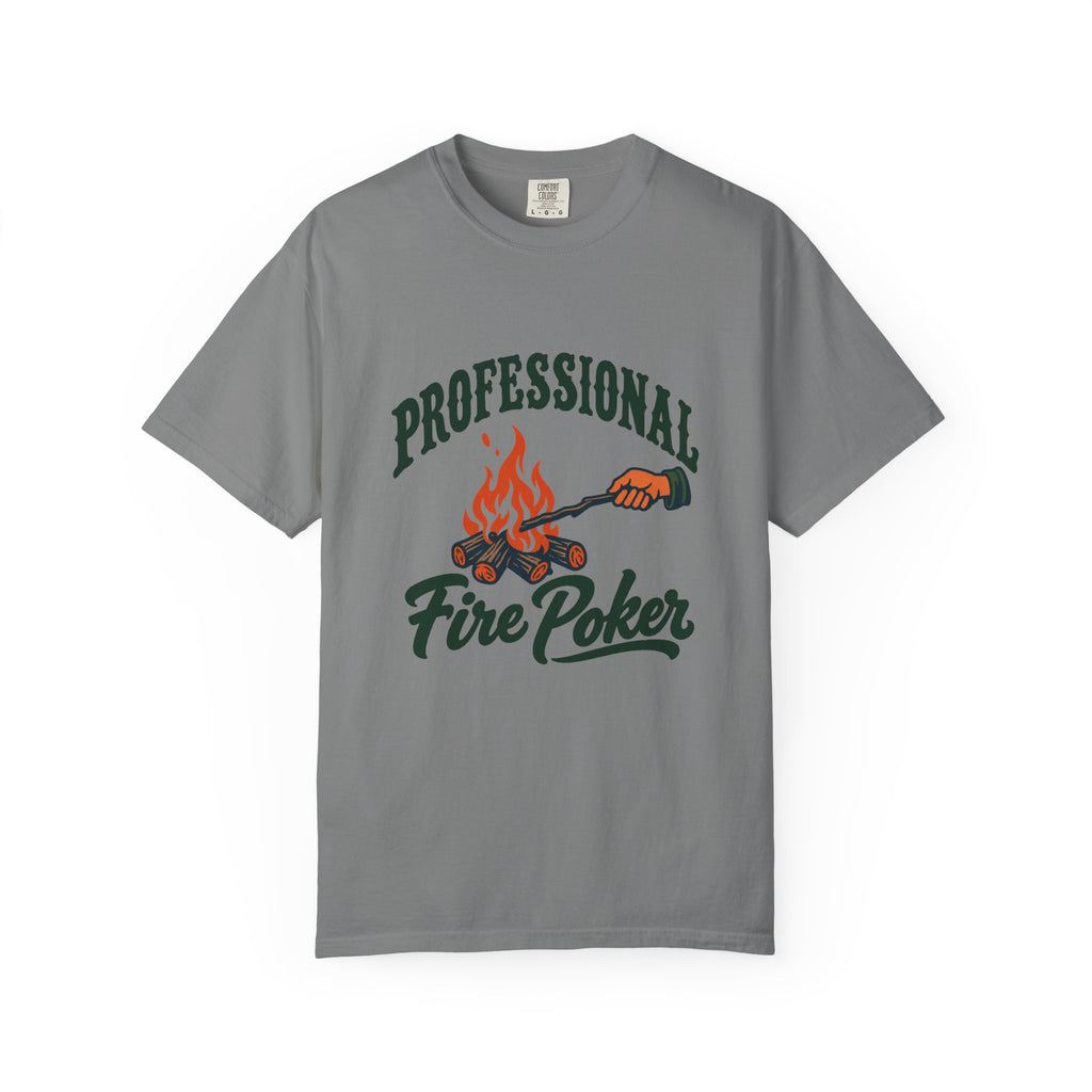 Professional Fire Poker T-Shirt – Grey