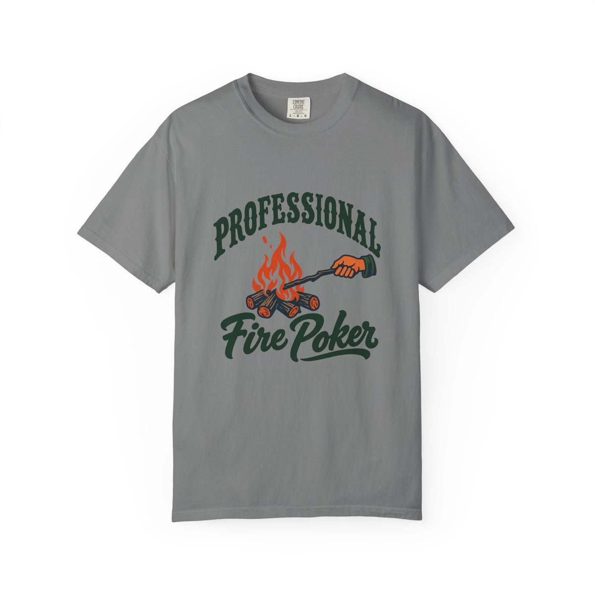 Professional Fire Poker T-Shirt – Grey