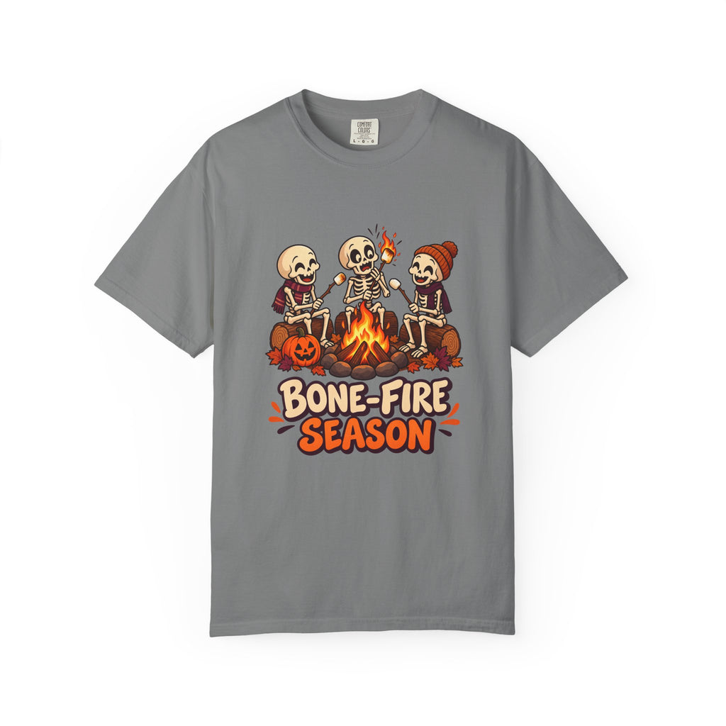 Bone-Fire Season T-Shirt – Grey