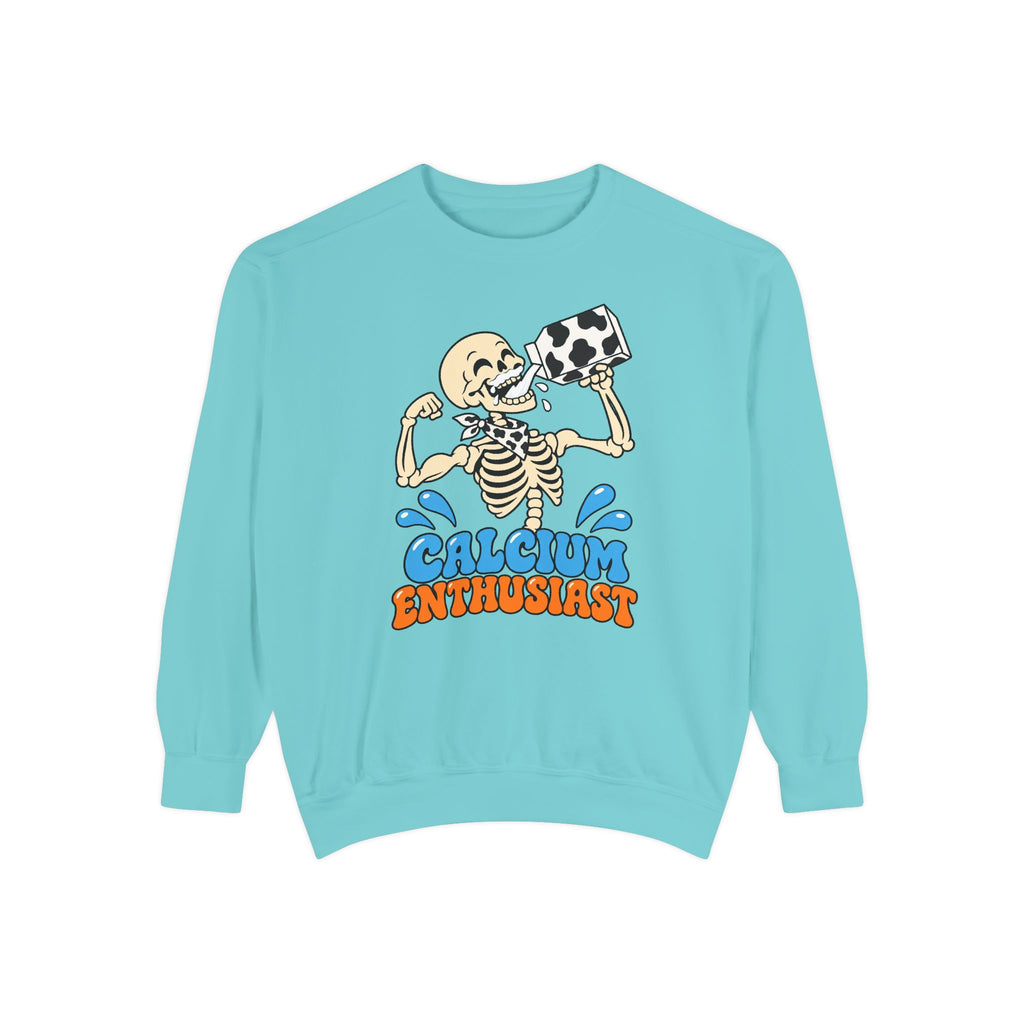 Calcium Enthusiast Sweatshirt – Chalky Mint