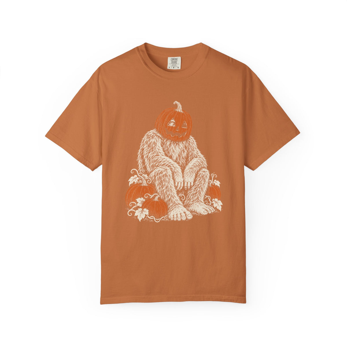 Bigfoot Pumpkin Head T-Shirt