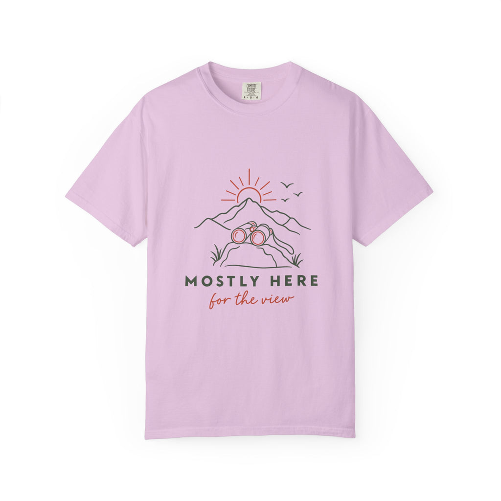 Mostly Here for the View T-Shirt – Orchid