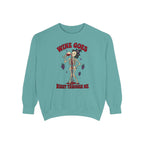 Wine Goes Right Through Me Sweatshirt – Seafoam