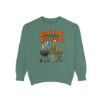 Grillin' in the Afterlife Sweatshirt – Light Green