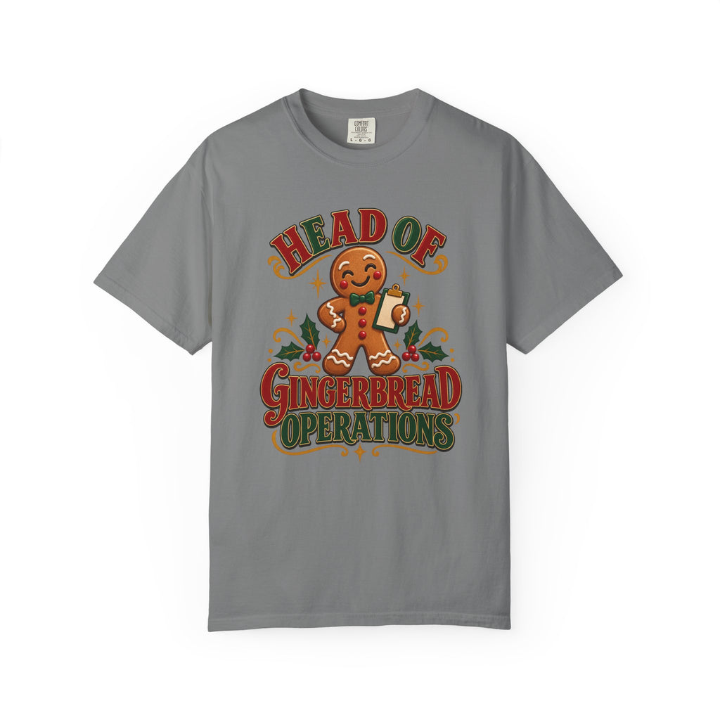 Head of Gingerbread Operations T-Shirt – Grey