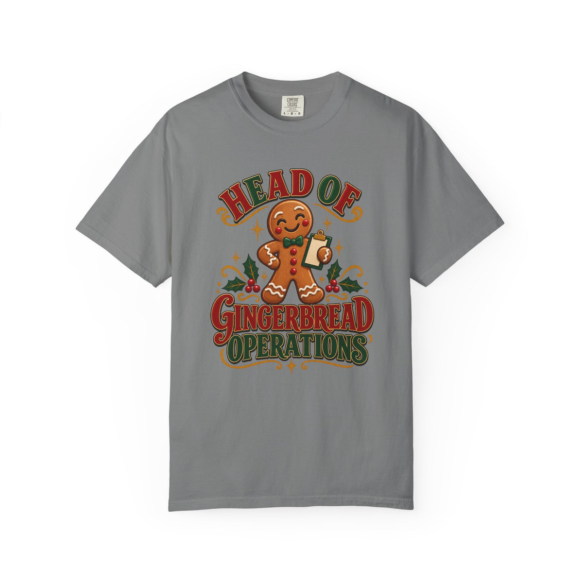 Head of Gingerbread Operations T-Shirt – Grey