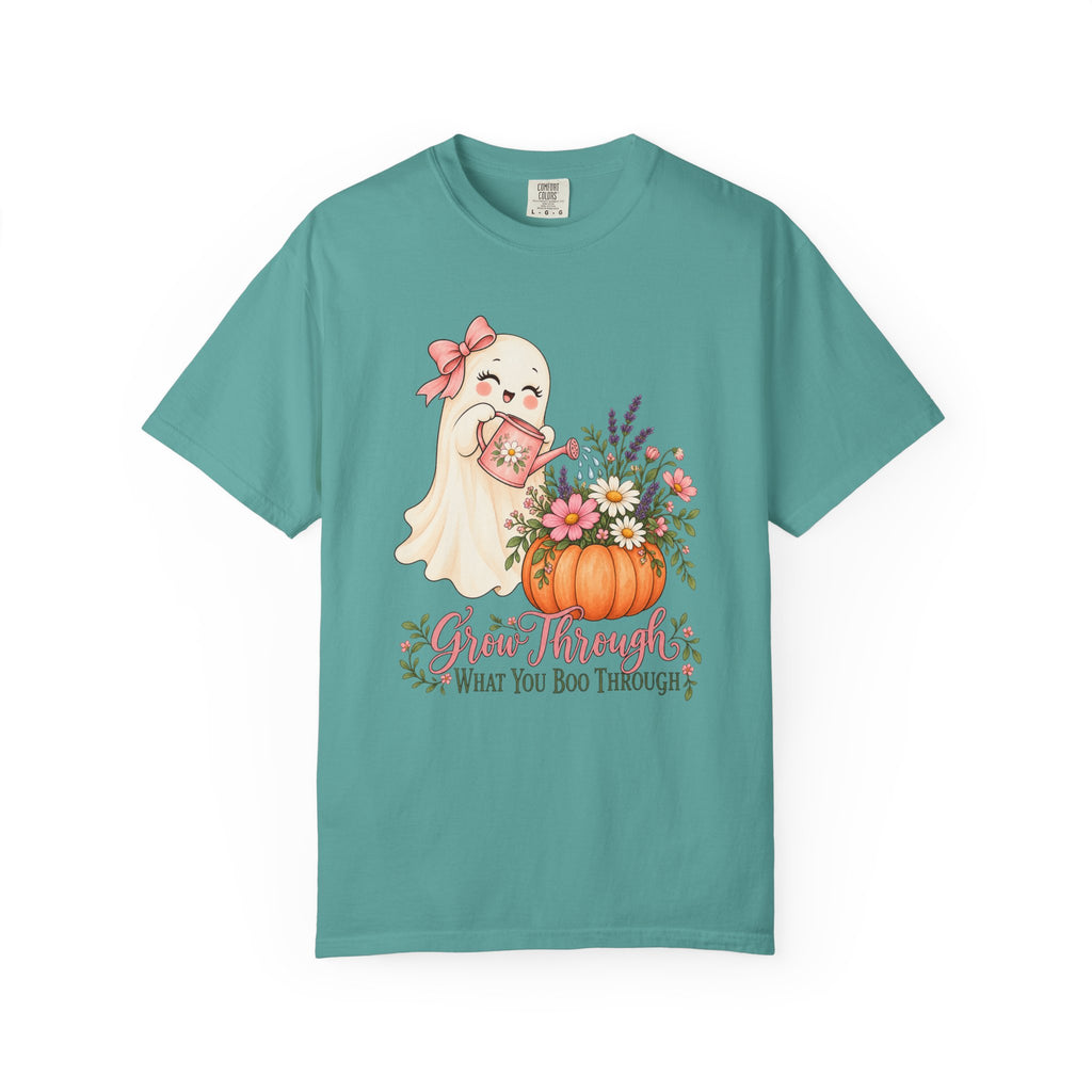 Grow Through What You Boo Through T-Shirt – Seafoam