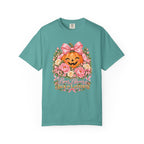 Bows, Blooms & Jack-o'-Lanterns T-Shirt – Seafoam