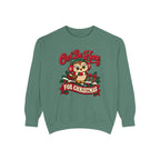 Owl Be Home for Christmas Sweatshirt – Light Green