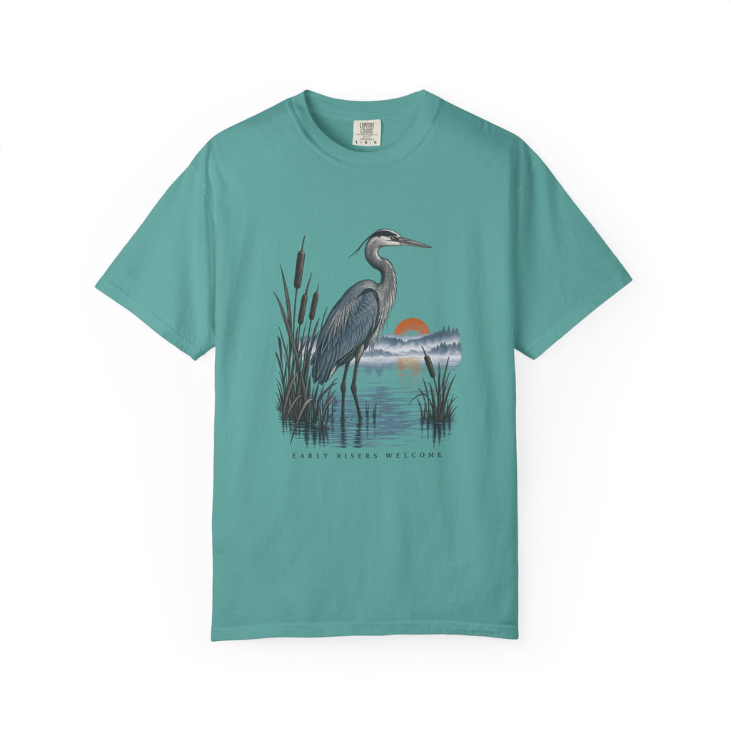 Early Risers Welcome T-Shirt – Seafoam