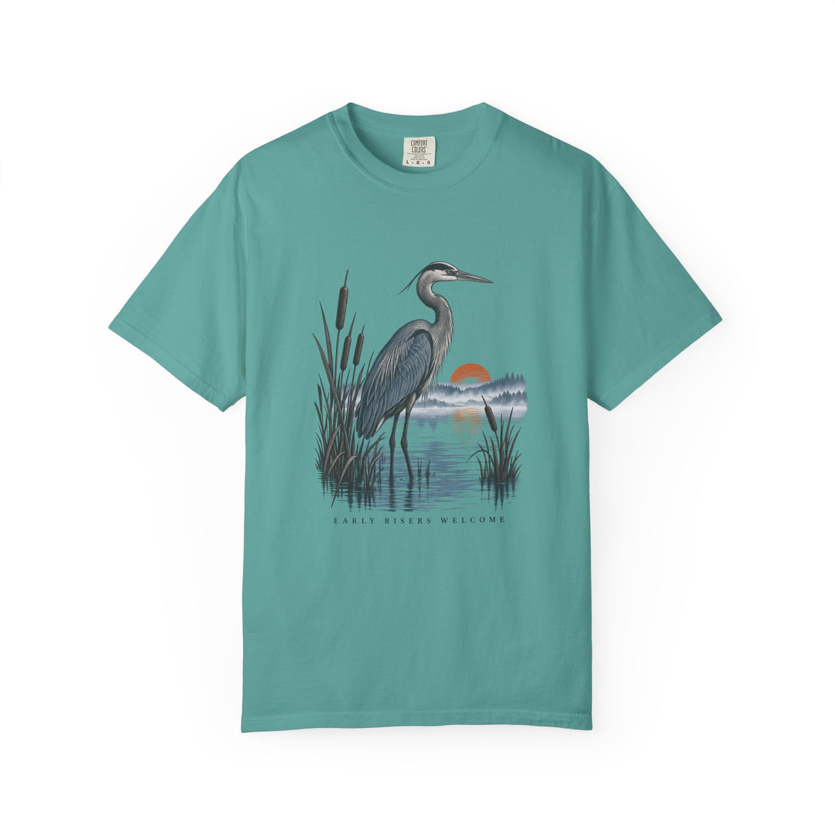 Early Risers Welcome T-Shirt – Seafoam