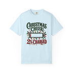 Christmas Cheer: 2% Charged T-Shirt – Chambray