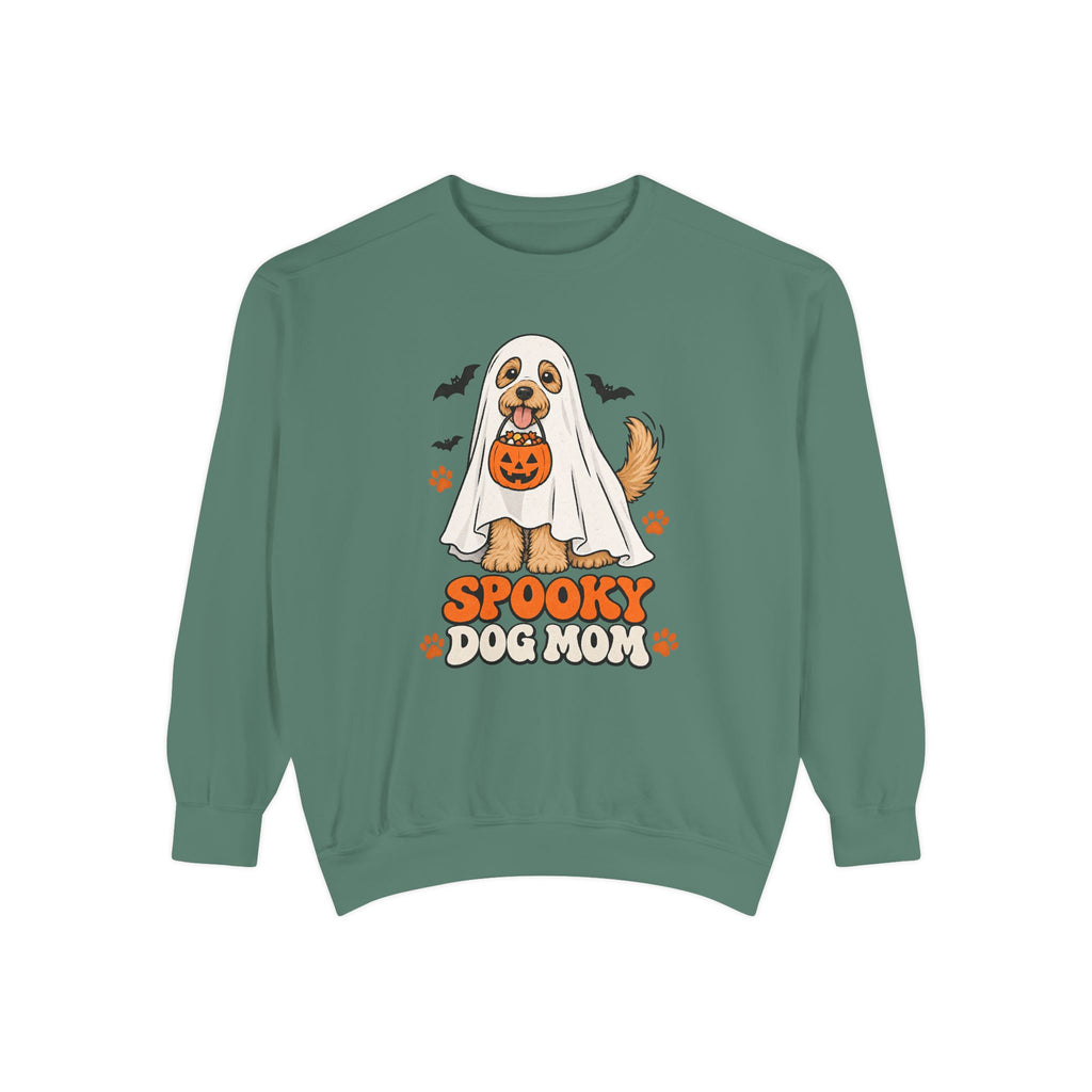 Spooky Dog Mom Sweatshirt – Light Green