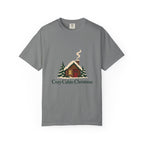 Cozy Cabin Christmas T-Shirt – Grey