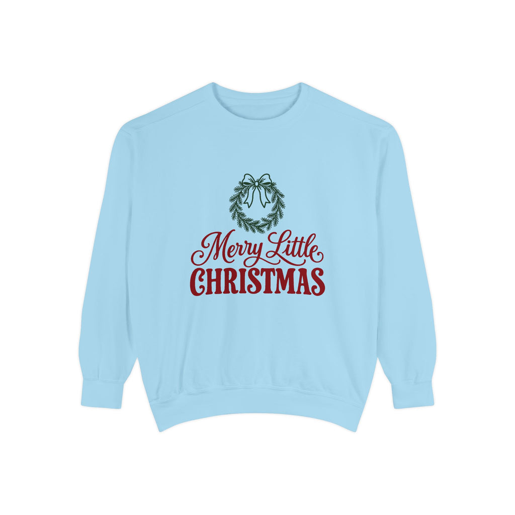 Merry Little Christmas Sweatshirt – Chambray