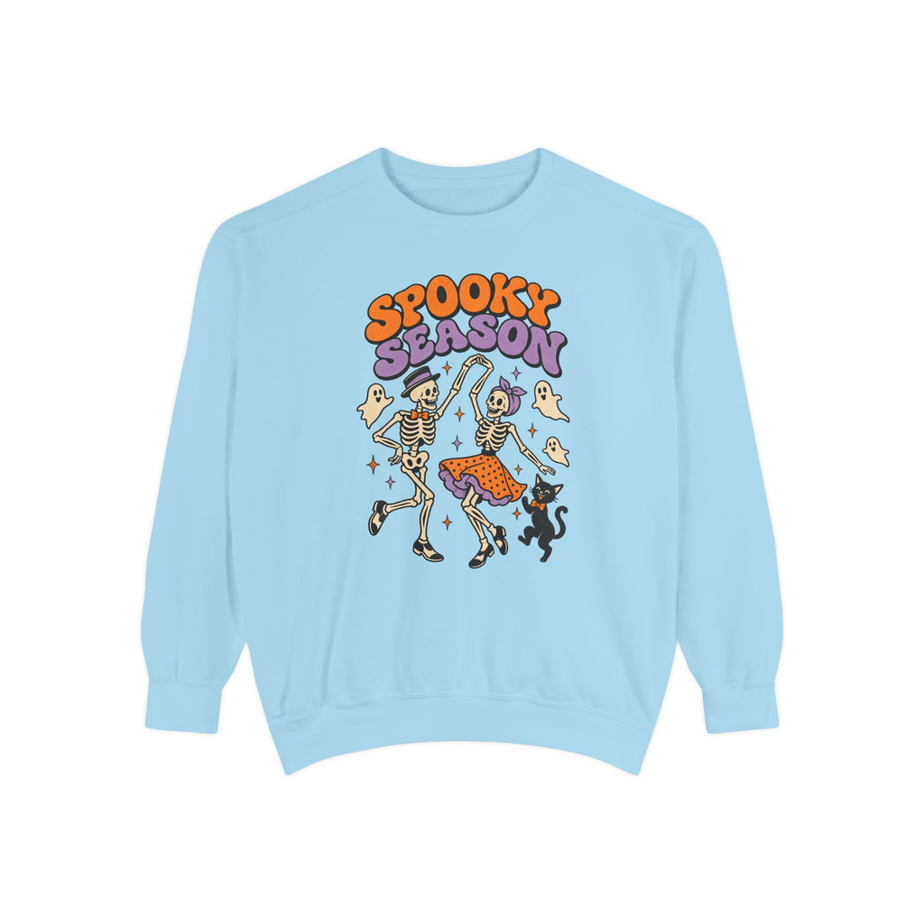 Spooky Season Dancing Skeletons Sweatshirt – Chambray