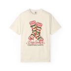Cozy Socks & Christmas Lights T-Shirt – Ivory
