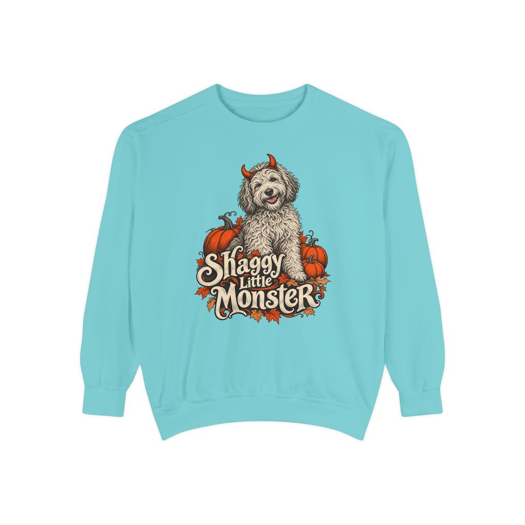 Shaggy Little Monster Sweatshirt – Chalky Mint