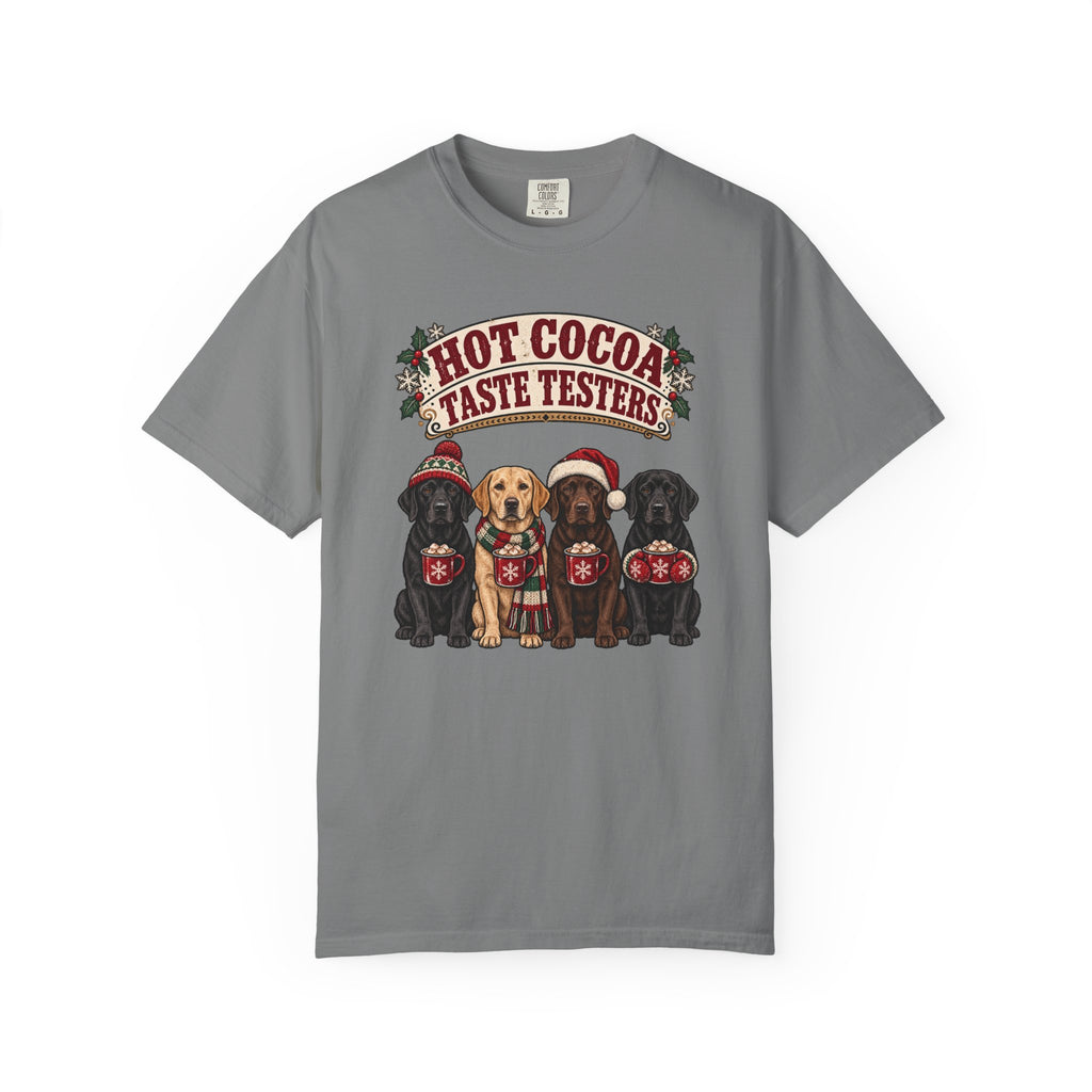 Hot Cocoa Taste Testers T-Shirt – Grey