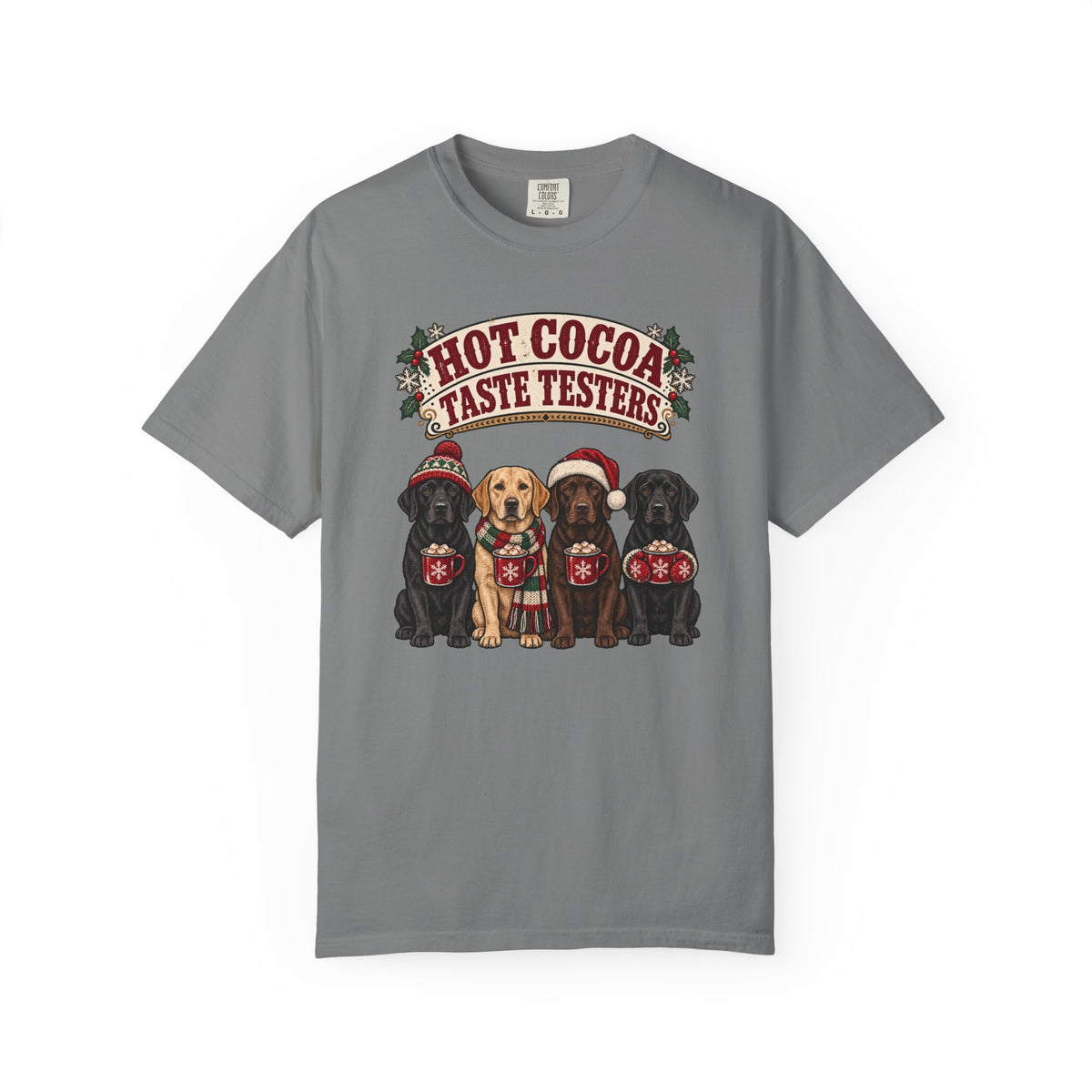 Hot Cocoa Taste Testers T-Shirt – Grey