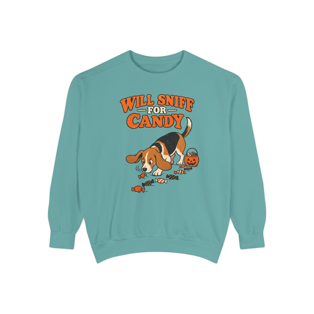 Will Sniff for Candy Sweatshirt – Seafoam