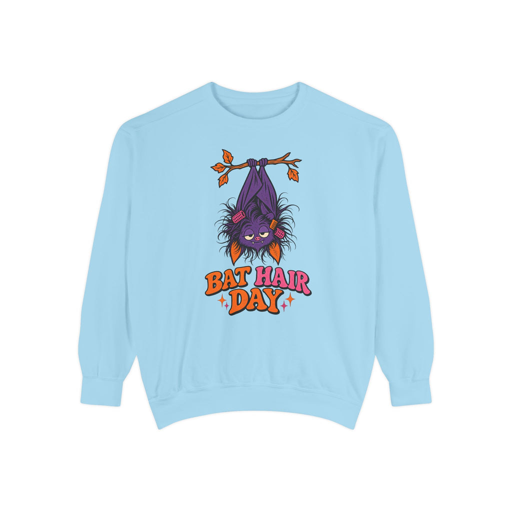 Bat Hair Day Sweatshirt – Chambray
