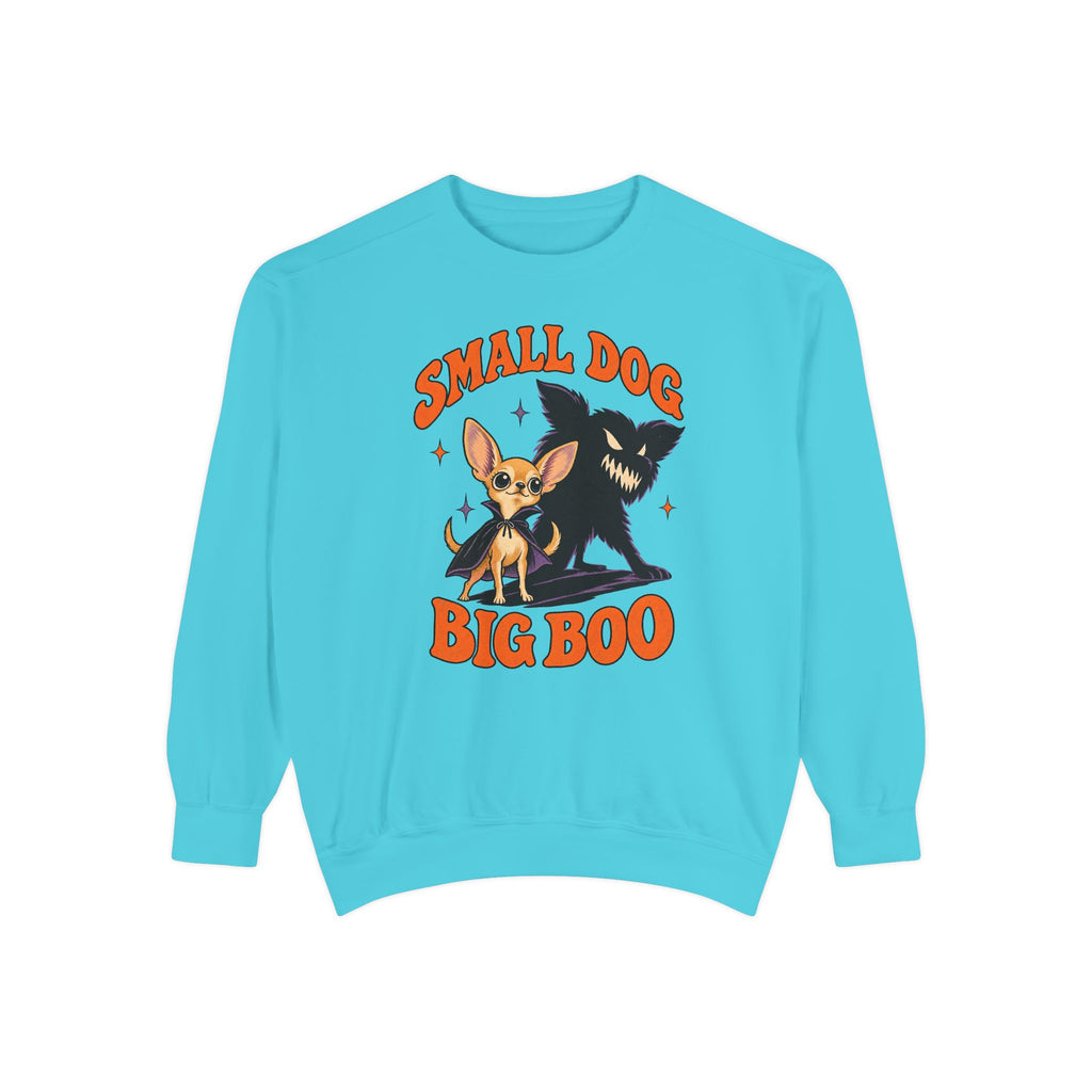 Small Dog, Big Boo Sweatshirt – front view