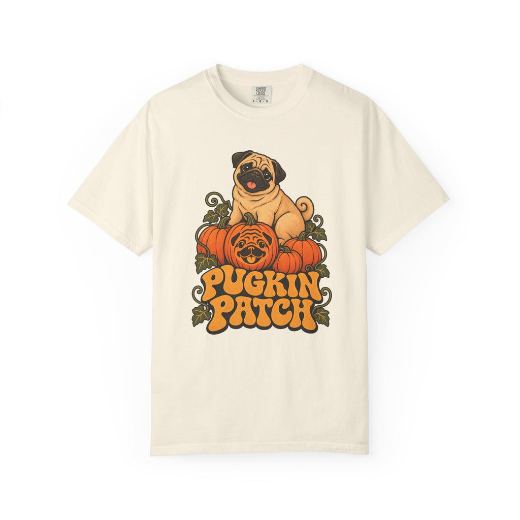 Pugkin Patch T-Shirt – Ivory
