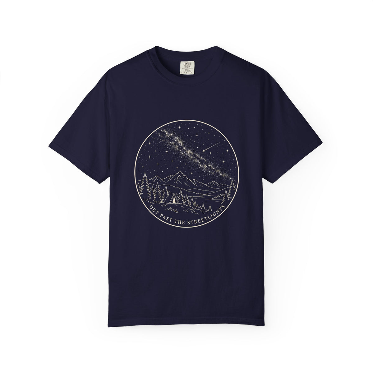 Out Past the Streetlights T-Shirt – True Navy