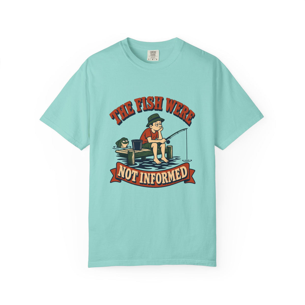 The Fish Were Not Informed T-Shirt – Chalky Mint