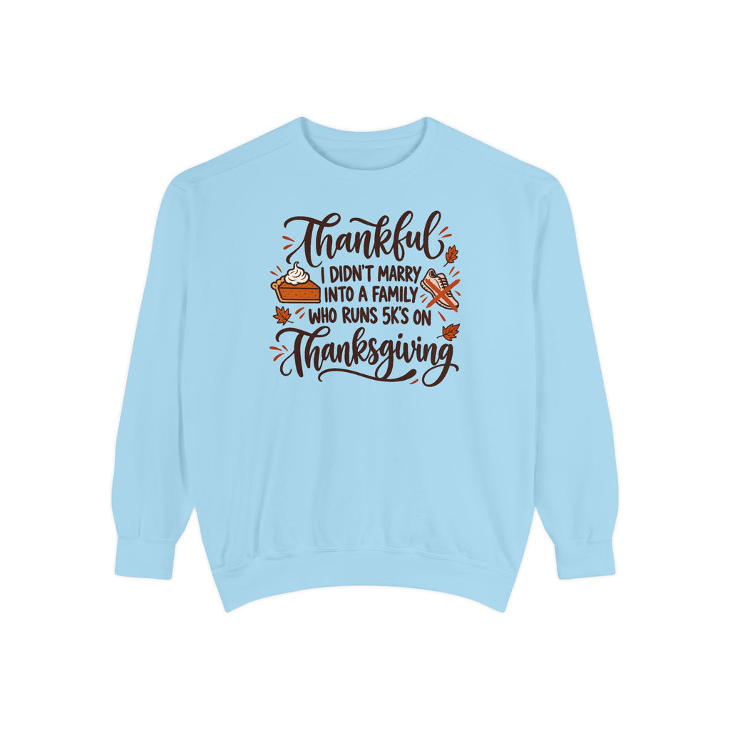 Not a 5K Family Pie Script Sweatshirt