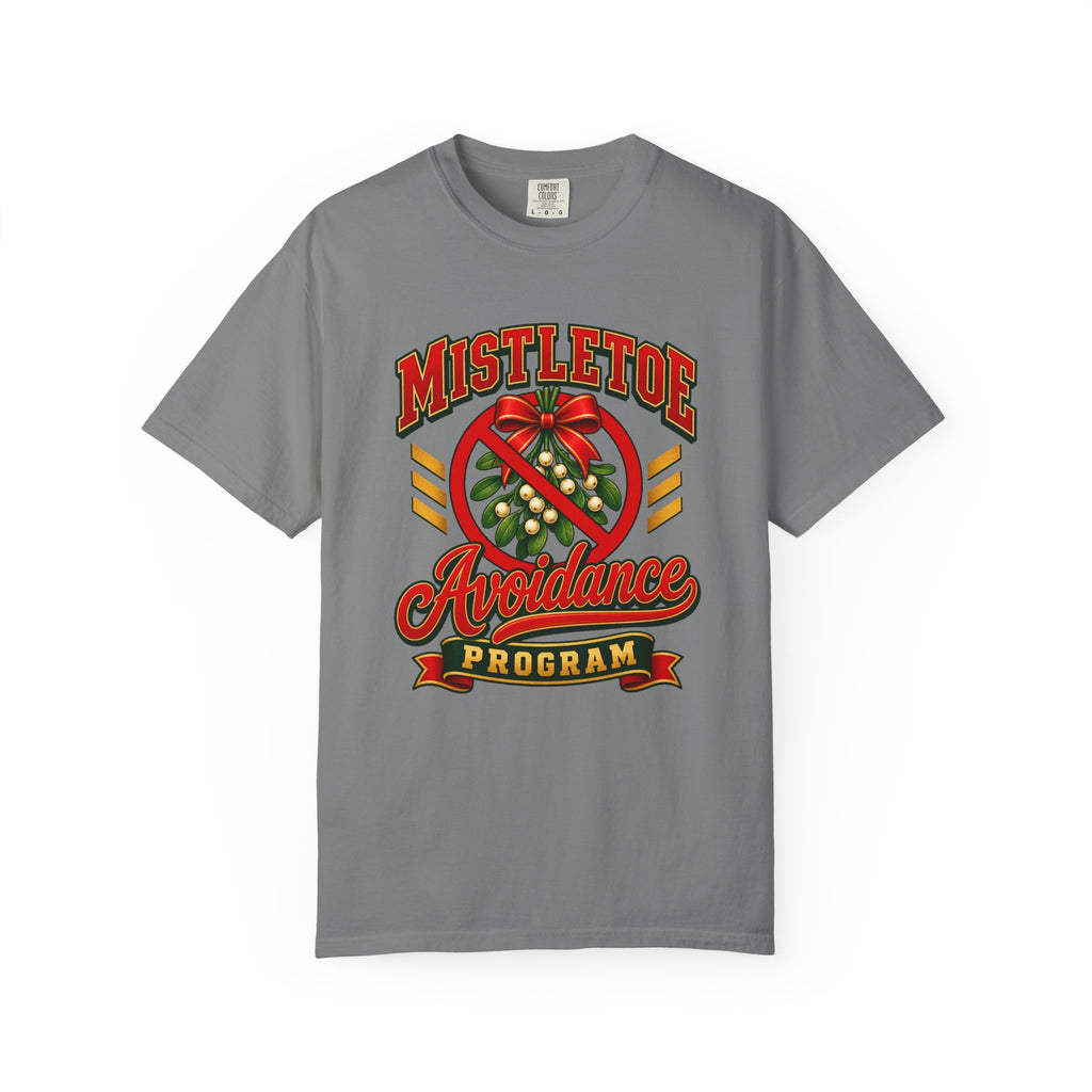 Mistletoe Avoidance Program T-Shirt – Grey