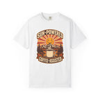 Sun-Powered, Coffee-Assisted T-Shirt – White