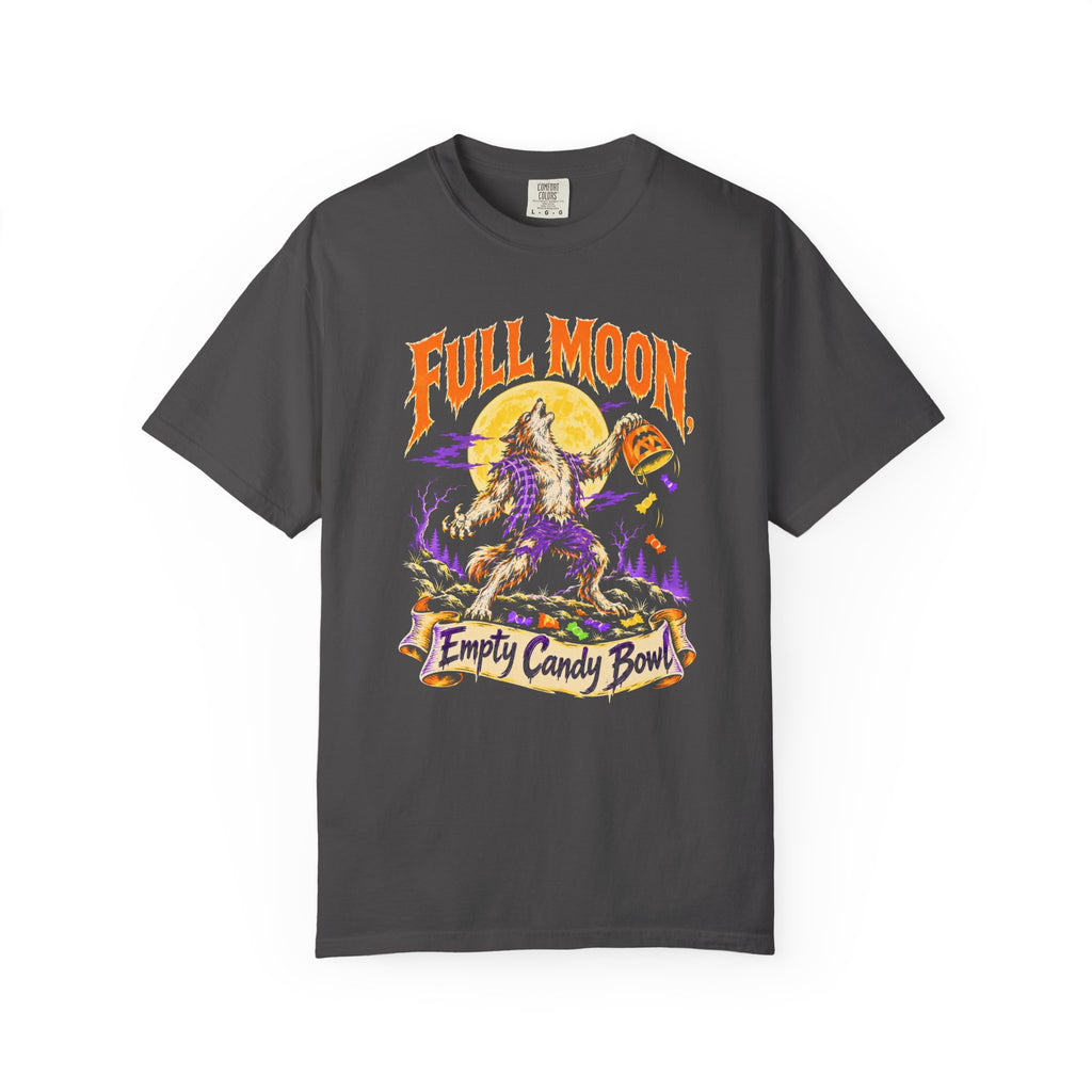 Full Moon, Empty Candy Bowl T-Shirt – Graphite