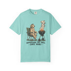 Supervising the Grill Since Noon T-Shirt – Chalky Mint
