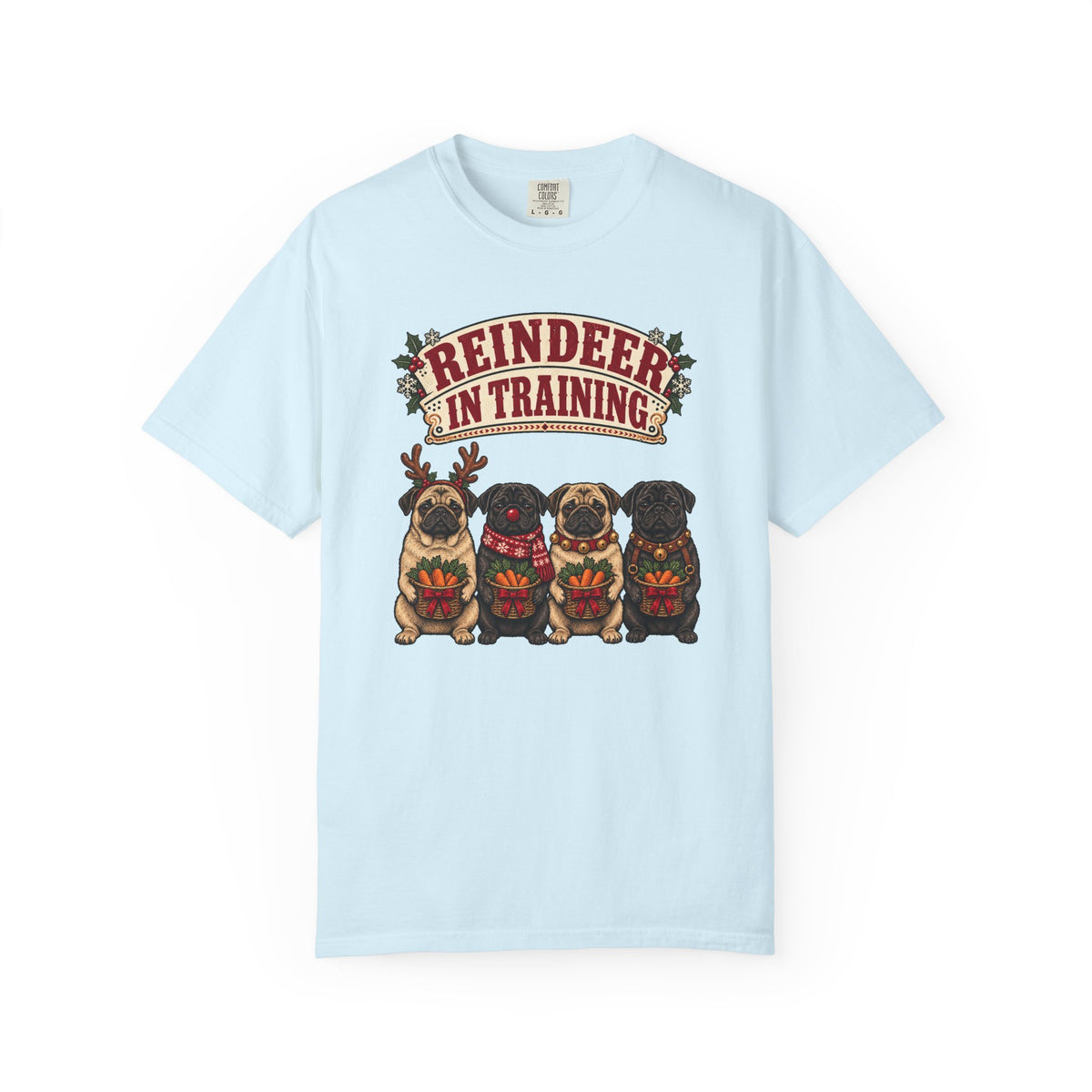 Reindeer in Training T-Shirt – Chambray