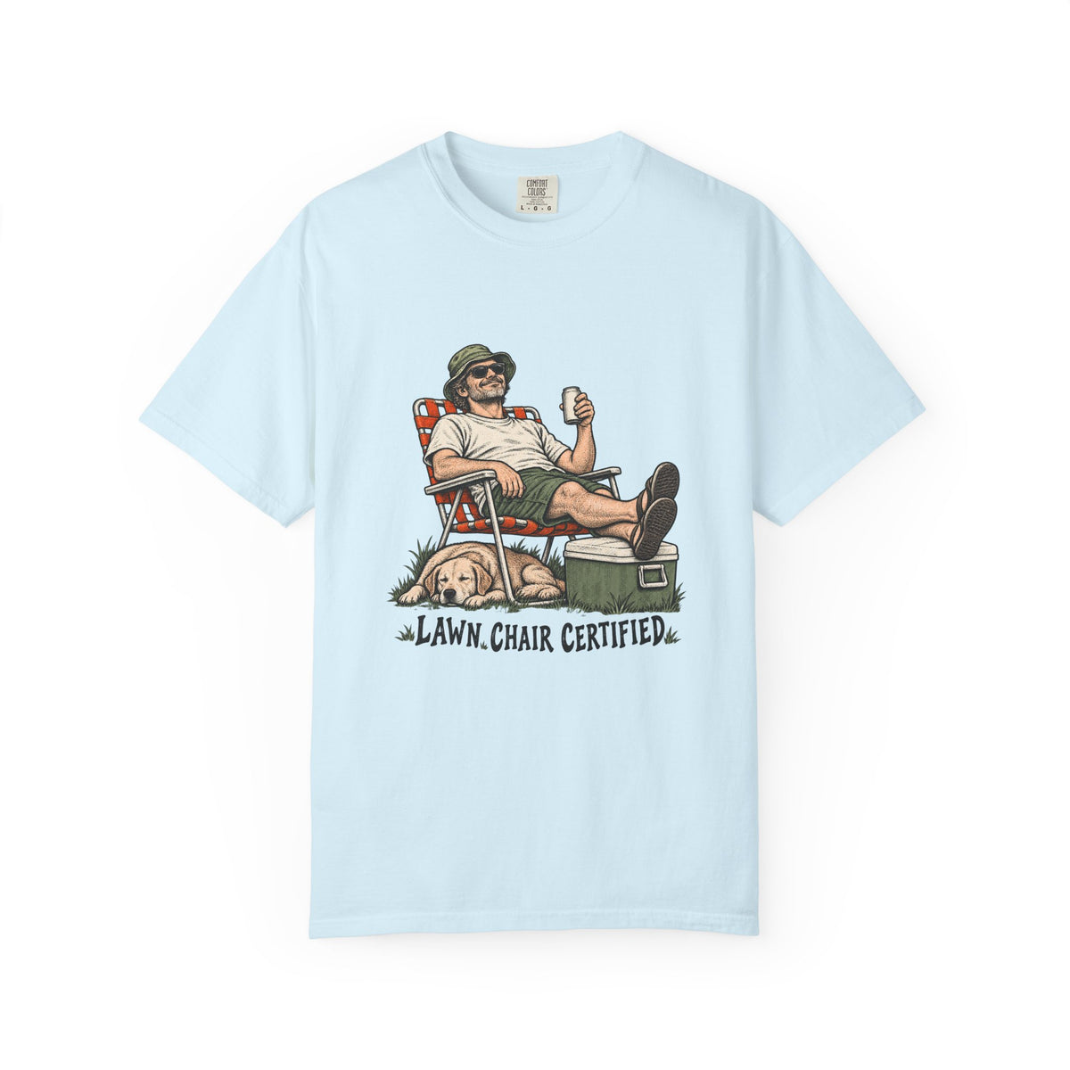 Lawn Chair Certified T-Shirt – Chambray