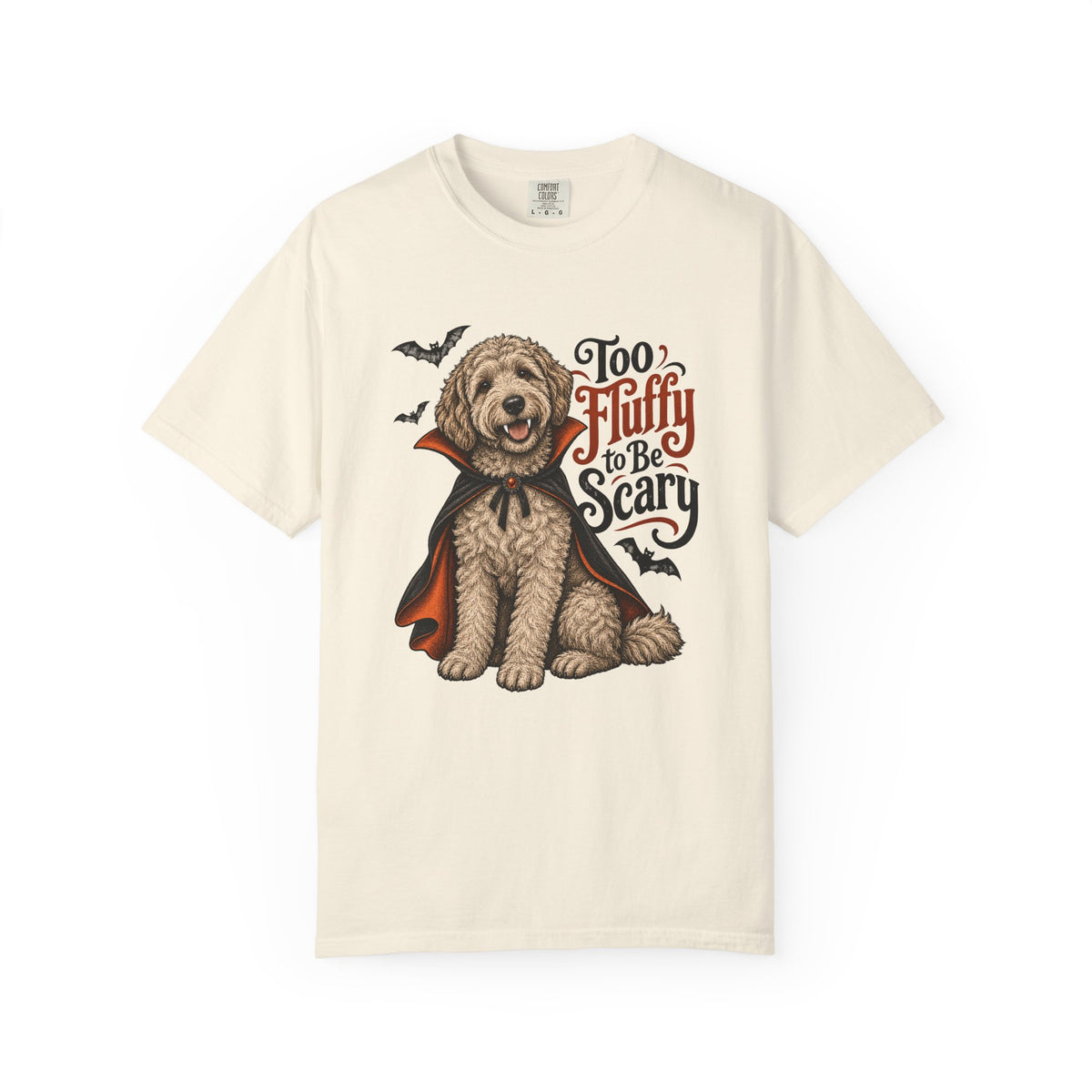 Too Fluffy to Be Scary T-Shirt – Ivory