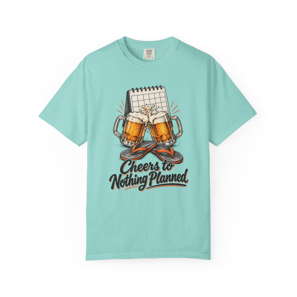 Cheers to Nothing Planned T-Shirt – Chalky Mint
