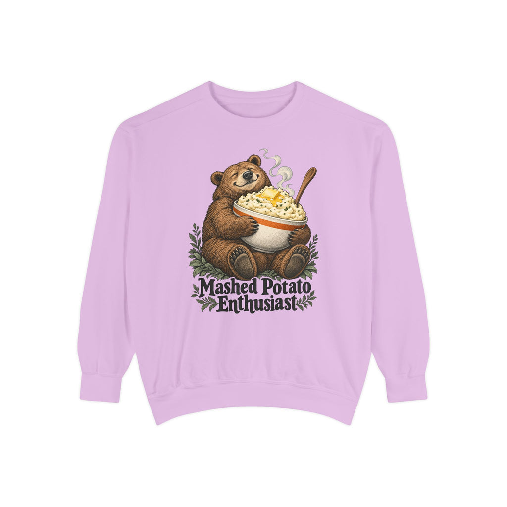 Mashed Potato Enthusiast Sweatshirt – Orchid