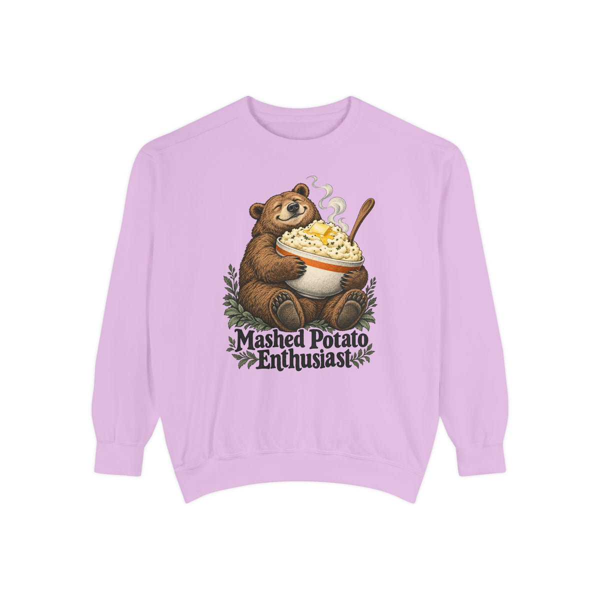 Mashed Potato Enthusiast Sweatshirt – Orchid