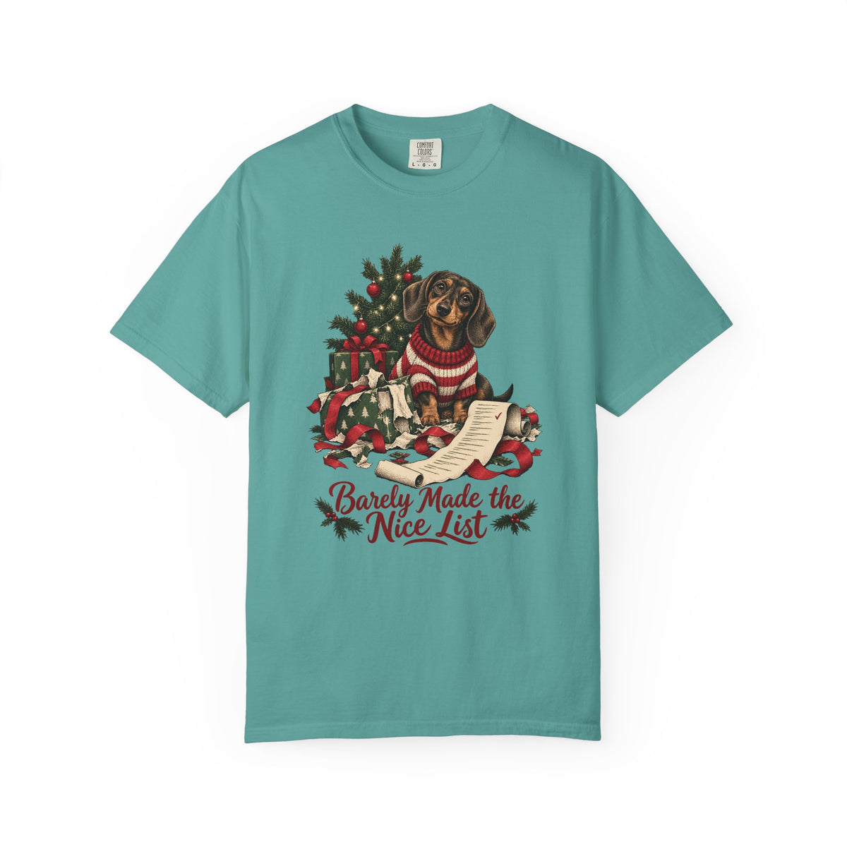 Barely Made the Nice List T-Shirt – Seafoam